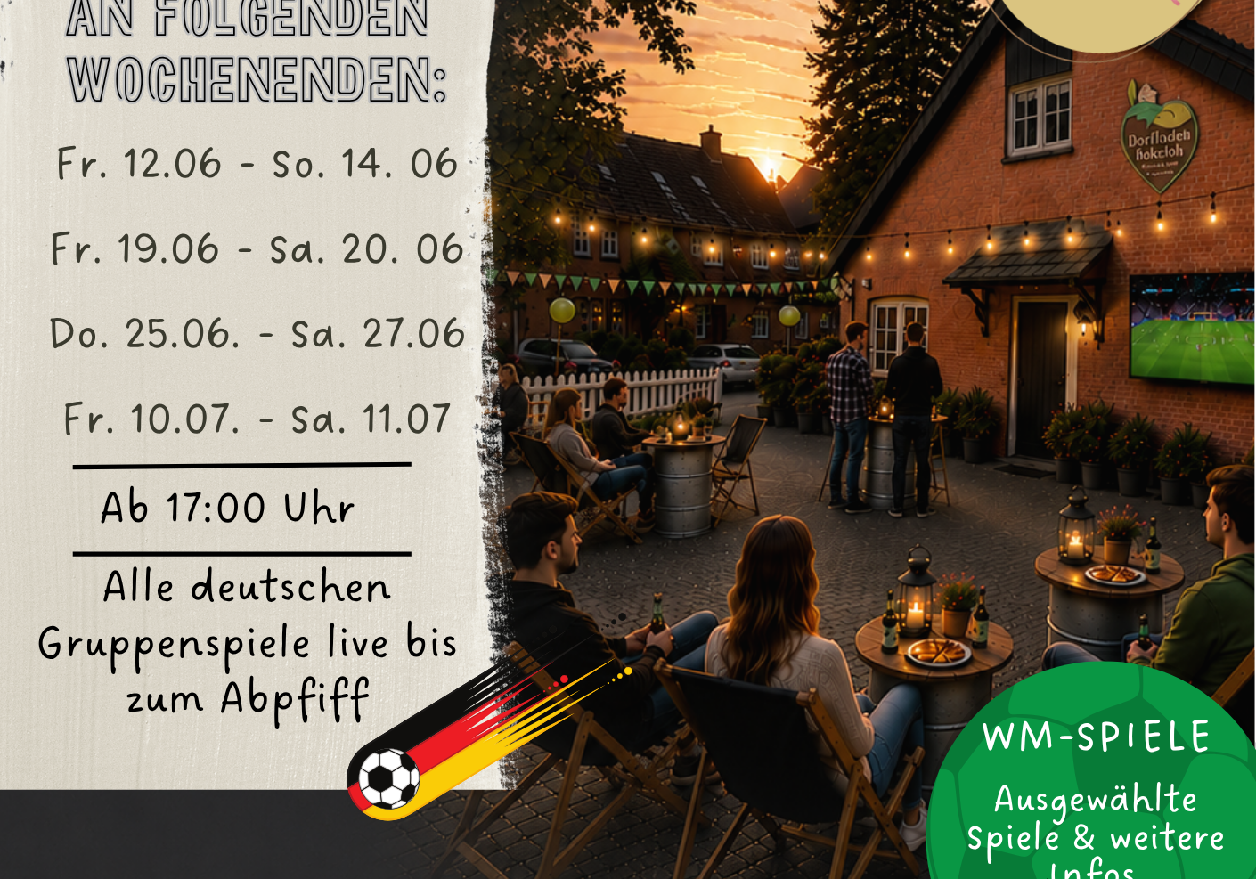 Summer Lounge am Dorfladen Bokeloh