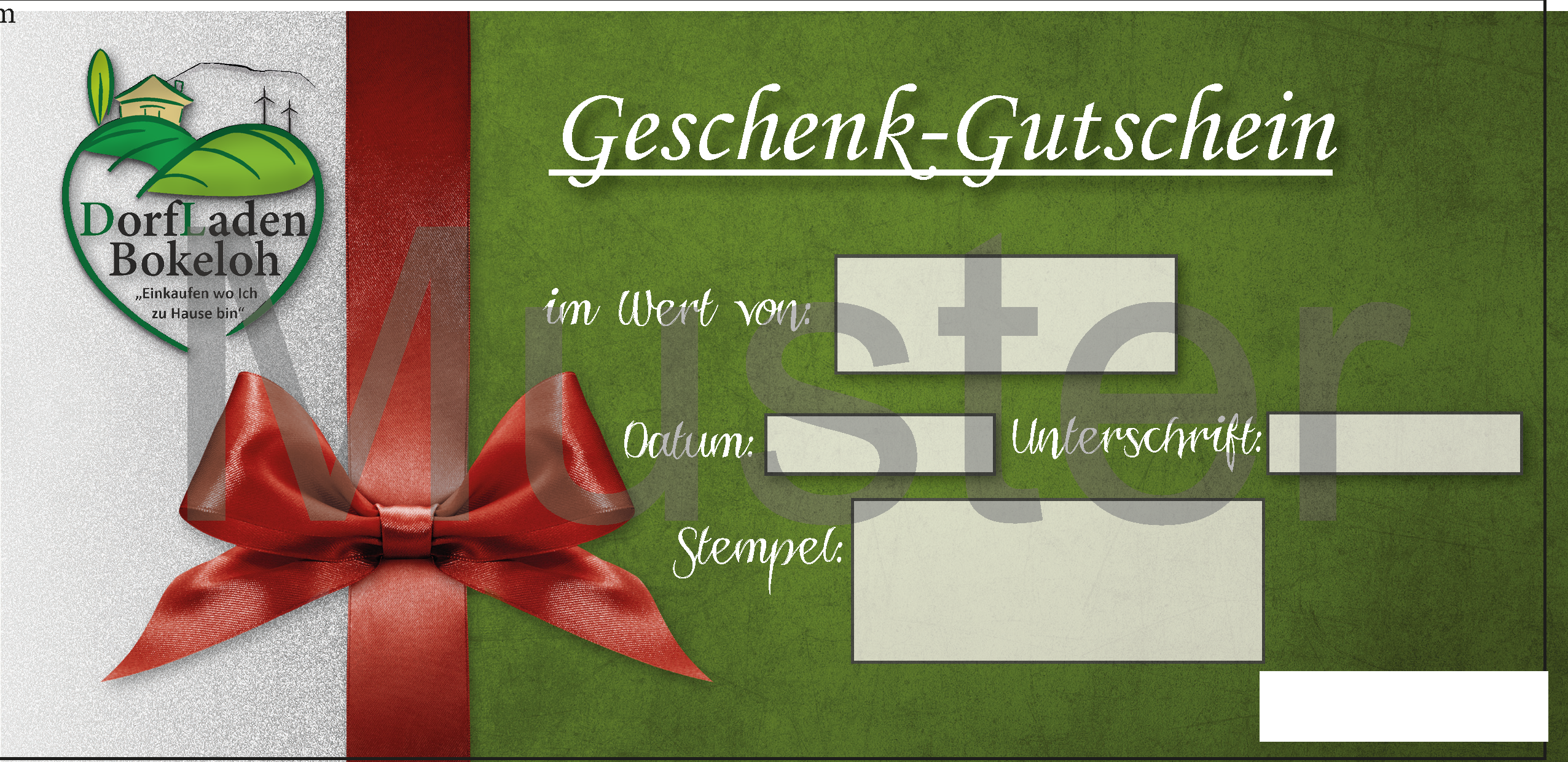 Gutschein Dorfladen Bokeloh